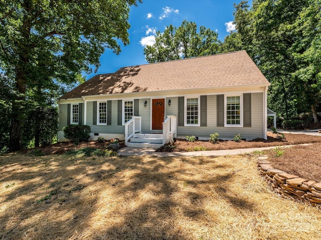 7356 Terrace Dr, Charlotte, NC 28211 - view of front of home with roof with shingles and crawl space