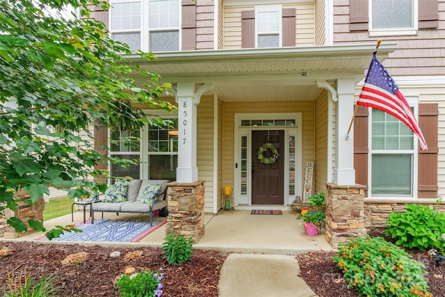 85017 Newloch Ct, Lancaster, SC 29720 - property entrance featuring a porch