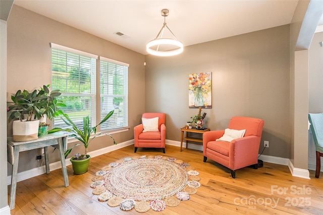 85017 Newloch Ct, Lancaster, SC 29720 - living area featuring wood finished floors and baseboards