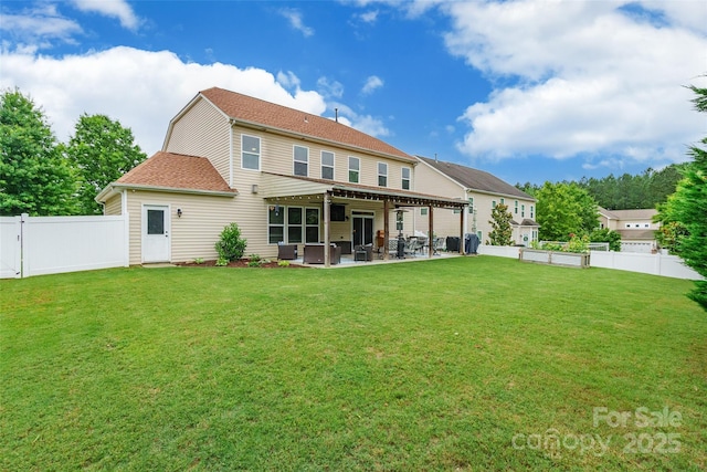 85017 Newloch Ct, Lancaster, SC 29720 - rear view of property with a patio and roof with shingles