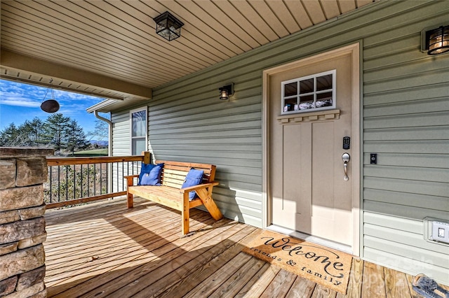 11 Ridge Brook Dr, Weaverville, NC 28787 - view of wooden porch