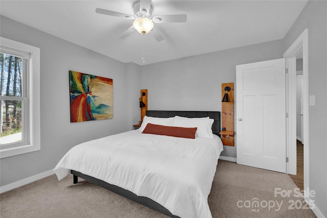 11 Ridge Brook Dr, Weaverville, NC 28787 - carpeted bedroom featuring baseboards and ceiling fan
