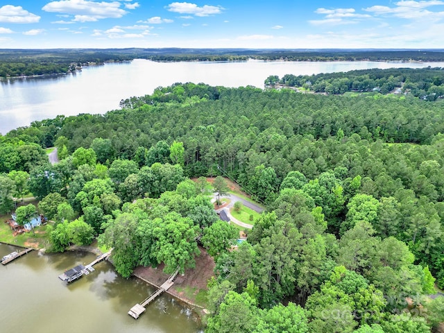 2248 White Heron Rd, Liberty Hill, SC 29074 - aerial view of property's location featuring a large body of water and a heavily wooded area