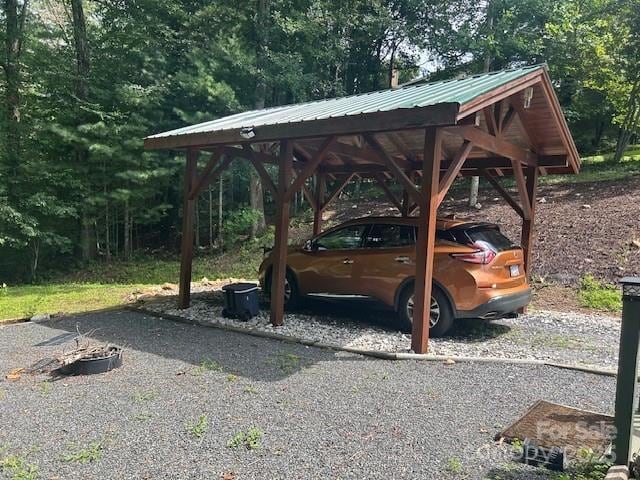 623 Overlook Dr, Spruce Pine, NC 28777 - view of parking / parking lot featuring a carport