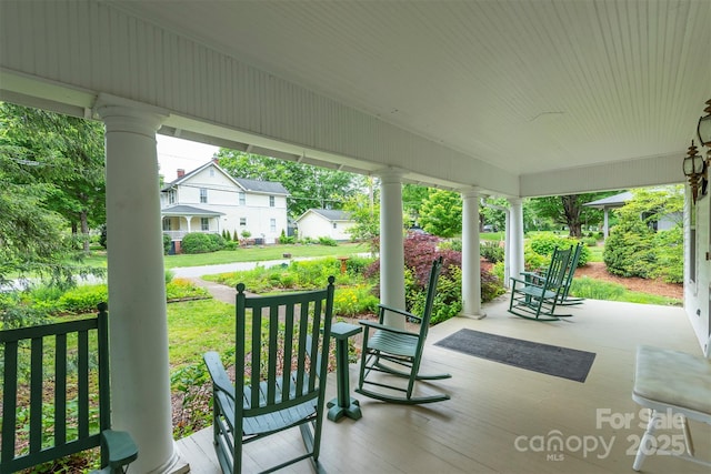 108 Connally St, Black Mountain, NC 28711 - covered porch with a yard