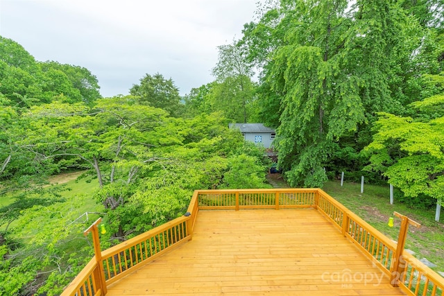 108 Connally St, Black Mountain, NC 28711 - view of deck