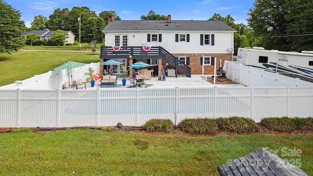1 Plaza Dr, Granite Falls, NC 28630 - view of pool featuring stairs and a patio area