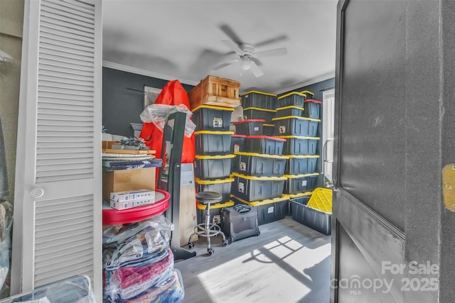 1 Plaza Dr, Granite Falls, NC 28630 - storage with a ceiling fan