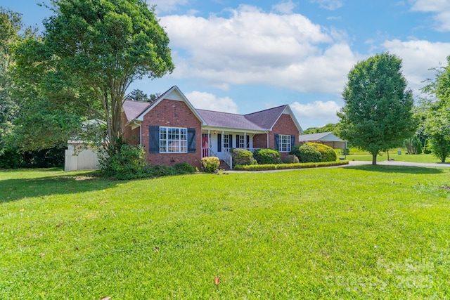 500 Belleview Rd, Rock Hill, SC 29730 - ranch-style home with brick siding and a front lawn