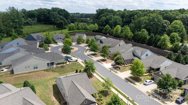 238 Cherrytree Dr, Fort Mill, SC 29715 - aerial perspective of suburban area with a heavily wooded area