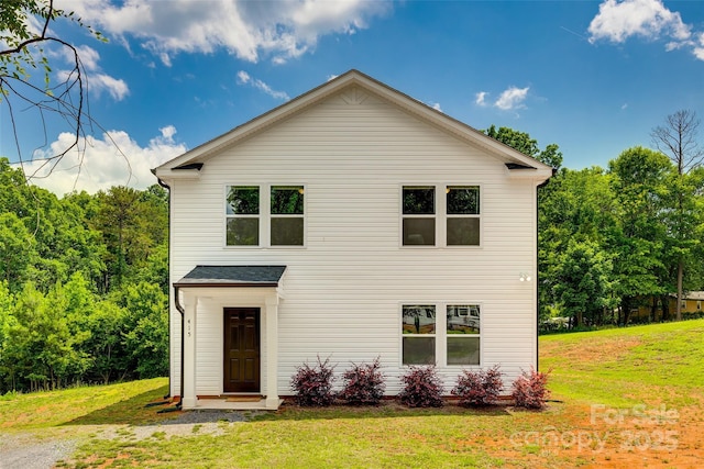415 Kickapoo Ave, Gastonia, NC 28056 - rear view of property featuring a yard