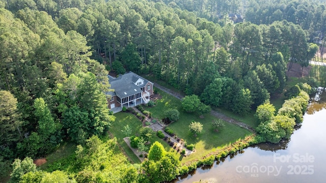 5487 Back Shore Dr, Granite Falls, NC 28630 - view of property location featuring a large body of water and a forest