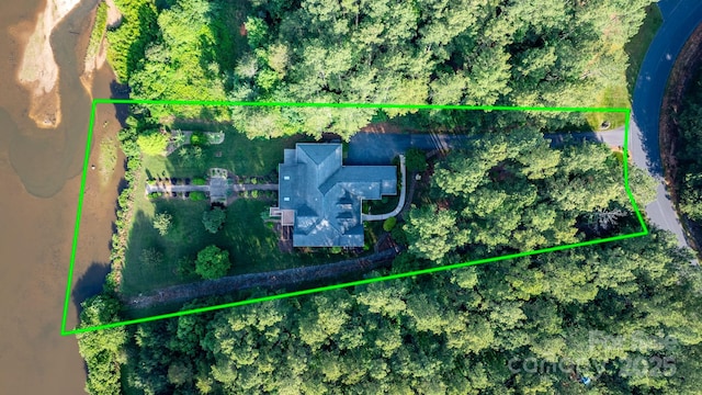 5487 Back Shore Dr, Granite Falls, NC 28630 - aerial overview of property's location featuring property parcel outlined