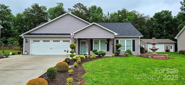 120 Deer Ridge Dr, Hudson, NC 28638 - view of front of house with concrete driveway and an attached garage