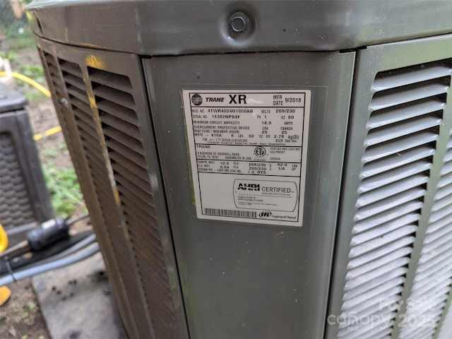 1210 Grady St, Salisbury, NC 28144 - detailed view of cooling unit