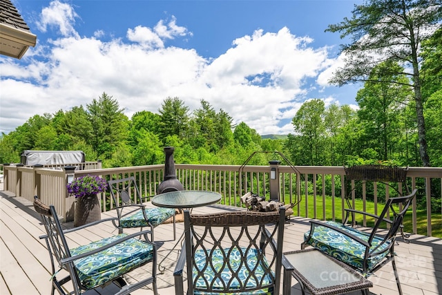2160 Valle Cay Dr, Vilas, NC 28692 - view of deck