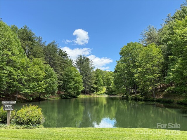 2160 Valle Cay Dr, Vilas, NC 28692 - water view featuring a heavily wooded area
