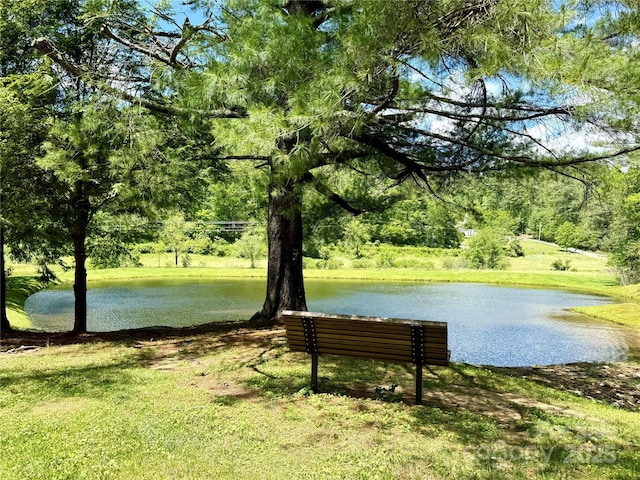 2160 Valle Cay Dr, Vilas, NC 28692 - view of home's community with a water view and a lawn