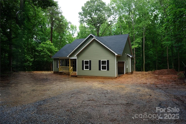 3452 Hands Mill Highway, York, SC 29745 - view of front of home with a shingled roof and a porch