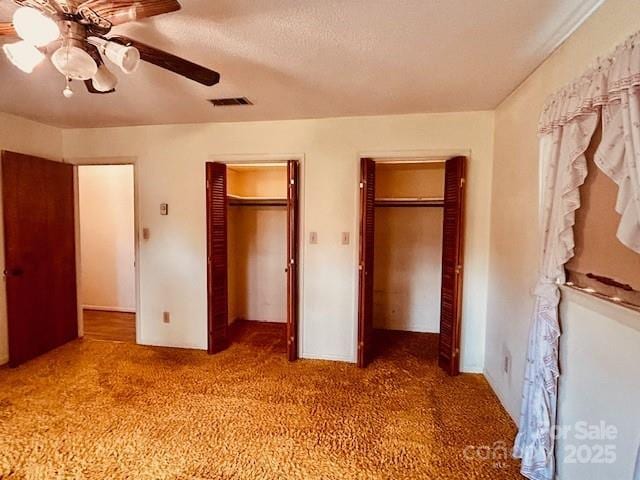 6714 Old Shelby Rd, Vale, NC 28168 - unfurnished bedroom with carpet floors and ceiling fan