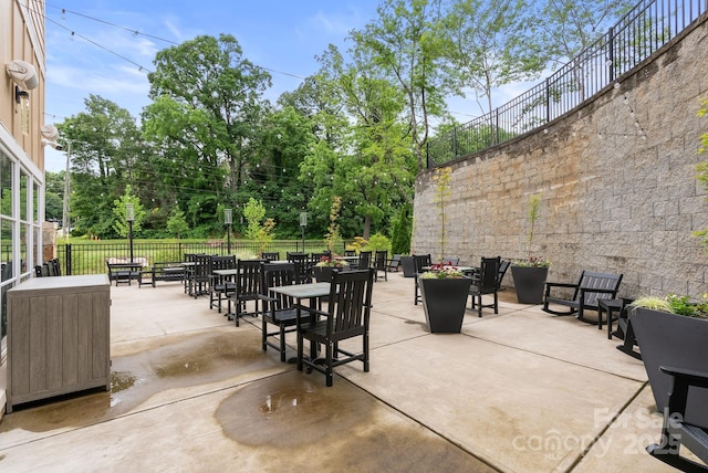 408 Bowling Park Rd, Asheville, NC 28803 - view of patio / terrace featuring outdoor dining area