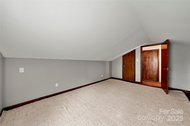 725 W Graham St, Shelby, NC 28150 - bonus room featuring lofted ceiling, carpet flooring, and baseboards