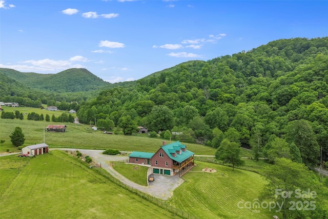 101 Trinity Dr, Clyde, NC 28721 - view of mountain background featuring a heavily wooded area and rural landscape