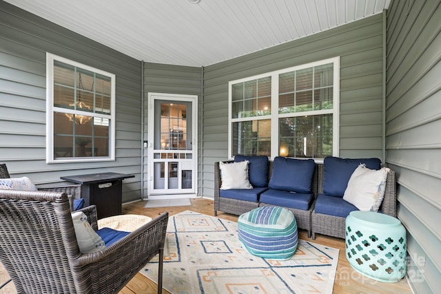 12637 Belmont Mansion Dr, Charlotte, NC 28273 - view of patio with outdoor lounge area
