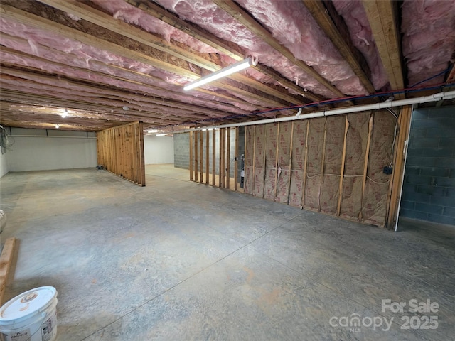 4364 Grover Pl, Granite Falls, NC 28630 - view of unfinished below grade area
