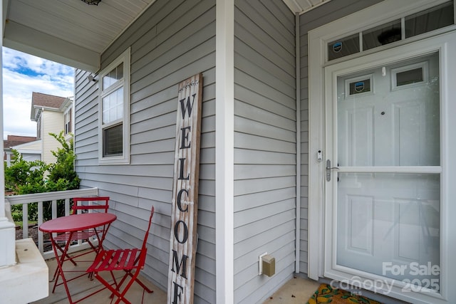 12719 Walking Stick Dr, Charlotte, NC 28278 - doorway to property with covered porch