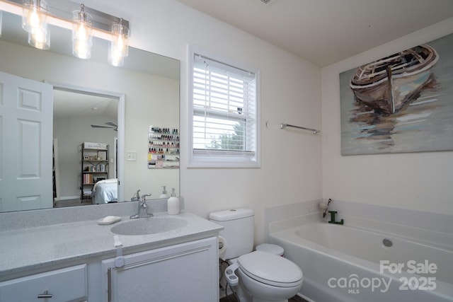 12719 Walking Stick Dr, Charlotte, NC 28278 - full bath with a garden tub, ensuite bath, vanity, and toilet