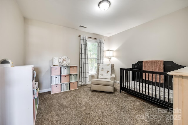 1648 Jonesberry Dr, Rock Hill, SC 29732 - bedroom featuring carpet, baseboards, a crib, and white refrigerator