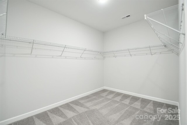 3924 Dahlia Dr, Harrisburg, NC 28075 - walk in closet featuring carpet flooring