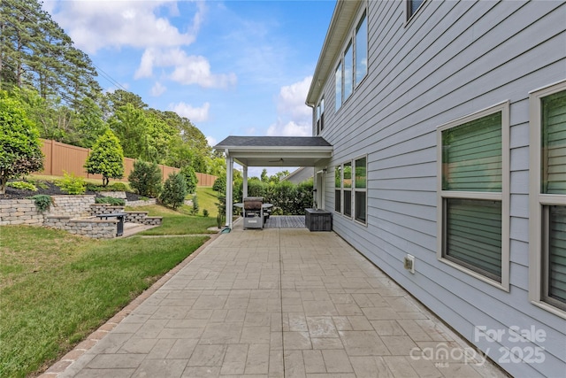 11209 Flenniken Ct, Charlotte, NC 28277 - view of patio with area for grilling