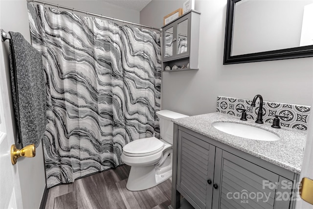 532 Jedburgh Way, Rock Hill, SC 29730 - full bath featuring vanity, wood finished floors, toilet, and curtained shower