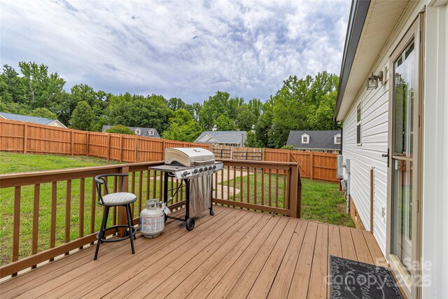 532 Jedburgh Way, Rock Hill, SC 29730 - wooden terrace featuring grilling area