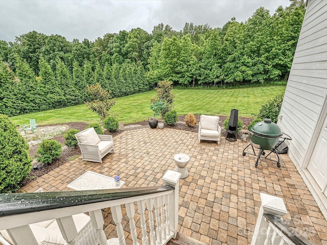 735 Davidson Run Ln, Davidson, NC 28036 - view of patio featuring area for grilling