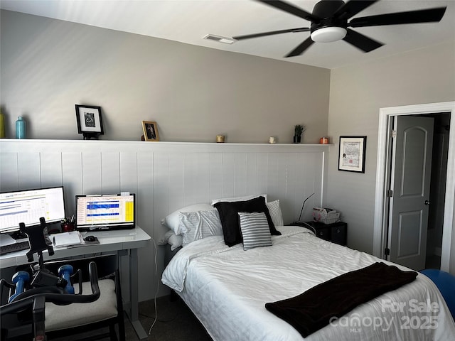 110 W Pine St, Lincolnton, NC 28092 - bedroom featuring ceiling fan