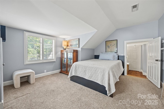 15 Old Stage Trl, Clover, SC 29710 - bedroom featuring carpet flooring, baseboards, and vaulted ceiling