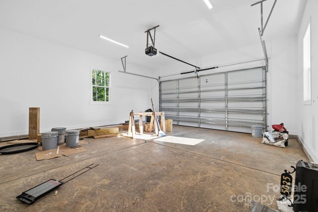 5025 Harbor View Dr E, Granite Falls, NC 28630 - garage featuring a garage door opener