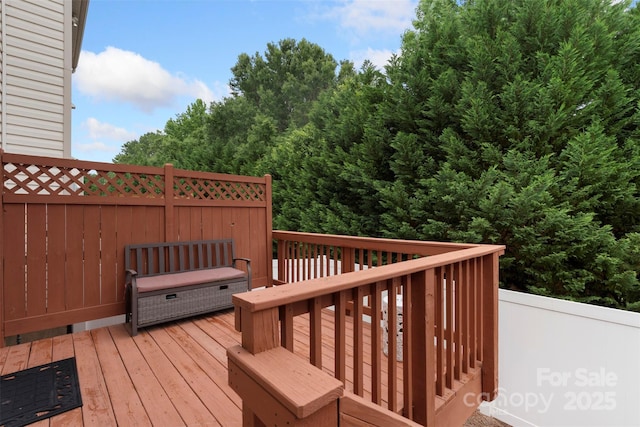 4278 Park S Station Blvd, Charlotte, NC 28210 - view of wooden deck
