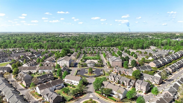 4278 Park S Station Blvd, Charlotte, NC 28210 - aerial view of property and surrounding area with nearby suburban area and a forest