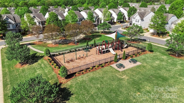 4278 Park S Station Blvd, Charlotte, NC 28210 - aerial perspective of suburban area with a park