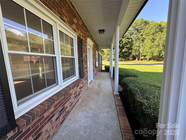 1735 Hollandale Dr, Gastonia, NC 28054 - covered porch featuring a lawn