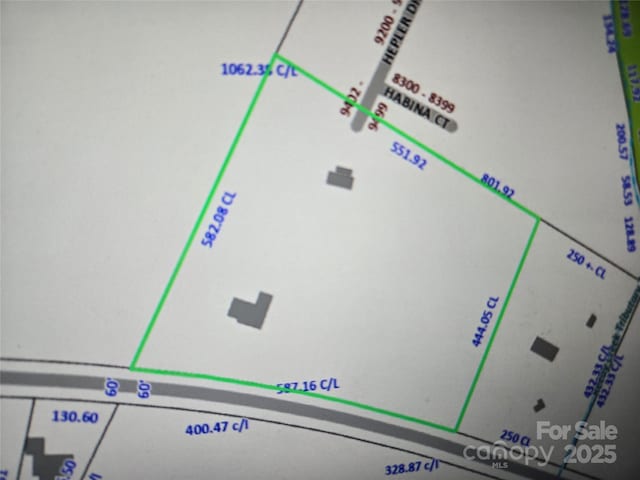 9225 Robinson Church Rd, Charlotte, NC 28215 - parcel map