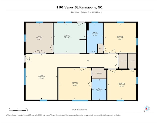 1102 Venus St, Kannapolis, NC 28083 - home floor plan
