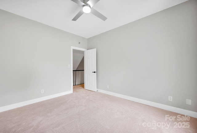 12711 Duncourtney Ln, Charlotte, NC 28277 - carpeted empty room with ceiling fan and baseboards