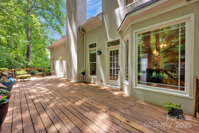 12711 Duncourtney Ln, Charlotte, NC 28277 - view of wooden terrace