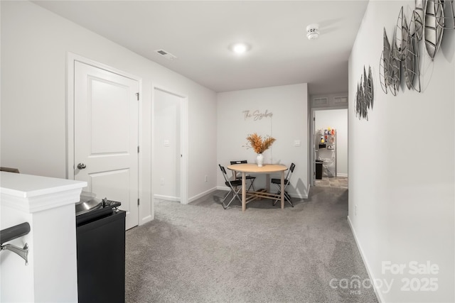 461 Misty Law Ln, Clover, SC 29710 - carpeted dining area with baseboards