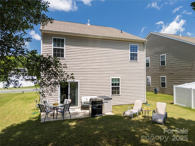 461 Misty Law Ln, Clover, SC 29710 - rear view of house featuring a lawn and a patio